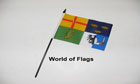 Ireland 4 Provinces Hand Flag