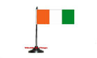 Ivory Coast Table Flag 