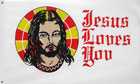 2ft by 3ft Jesus Loves You Flag