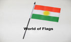 Kurdistan Hand Flag