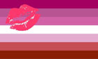 Lesbian Lipstick Flag