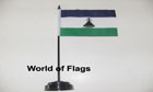 Lesotho Table Flag