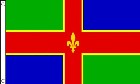 5ft by 8ft Lincolnshire Flag