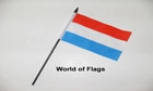 Luxembourg Hand Flag