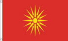 North Macedonia Flag OLD Historic