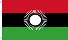 2ft by 3ft Malawi Flag White Sun Flag