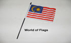 Malaysia Hand Flag 