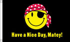 Have A Nice Day Matey Flag