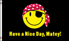 Have a Nice Day Matey Flag