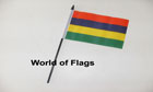 Mauritius Hand Flag 