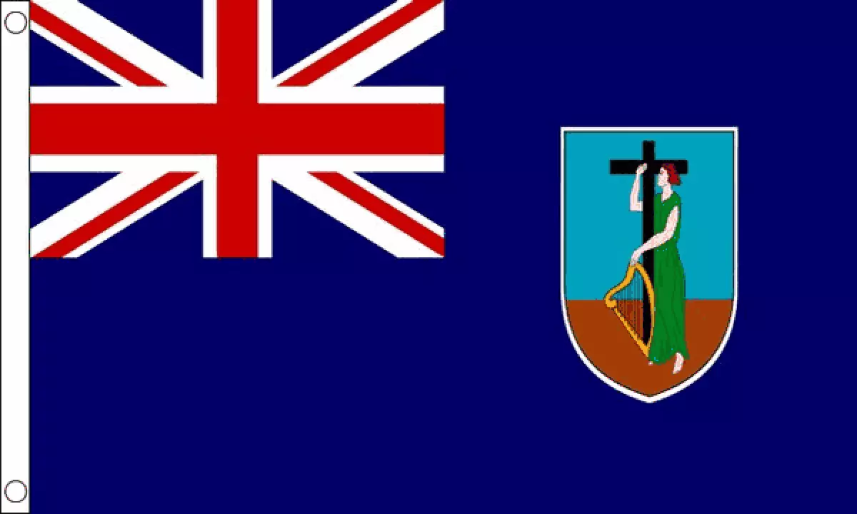 2ft by 3ft Montserrat Flag