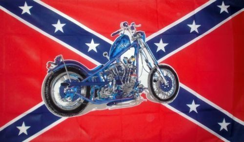 Confederate Motorcycle Flag 