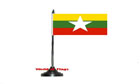 Myanmar Table Flag