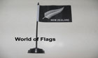 New Zealand Silver Fern Table Flag