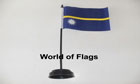 Nauru Table Flag