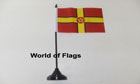 Northamptonshire Table Flag