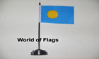Palau Table Flag