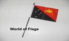 Papua New Guinea Hand Flag
