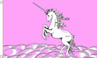 Pink Unicorn Flag