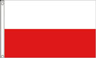 Poland Funeral Flag