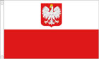 Poland Eagle Funeral Flag