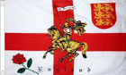 England Rose Lion Flag 