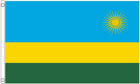 2ft by 3ft Rwanda Flag