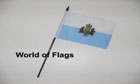 San Marino Hand Flag