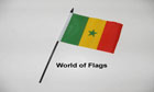 Senegal Hand Flag World Cup Team