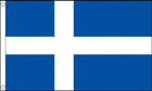 Shetland Islands Funeral Flag