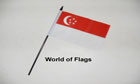 Singapore Hand Flag