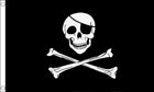 5ft by 8ft Skull and Crossbones Flag