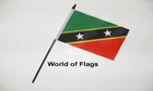 St Kitts and Nevis Hand Flag