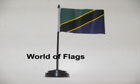 Tanzania Table Flag