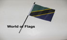 Tanzania Hand Flag