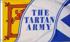 2ft by 3ft Tartan Army Flag SLIGHTLY FAULTY