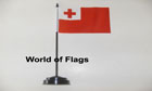 Tonga Table Flag