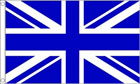 Royal Blue and White Union Jack Flag