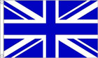 5ft by 8ft Royal Blue and White Union Jack Flag