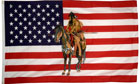 USA Indian on a Horse Flag Special Offer