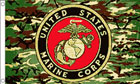 US Marine Corps Flag Camouflage Flag 