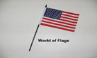 USA Hand Flag World Cup Team