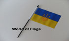 Ukraine Trident Hand Flag