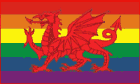 Rainbow Wales Flag