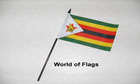 Zimbabwe Hand Flag