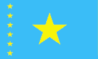Dem Rep of Congo Flag 1960-1963 Kinshasa Light Blue Flag Clearance